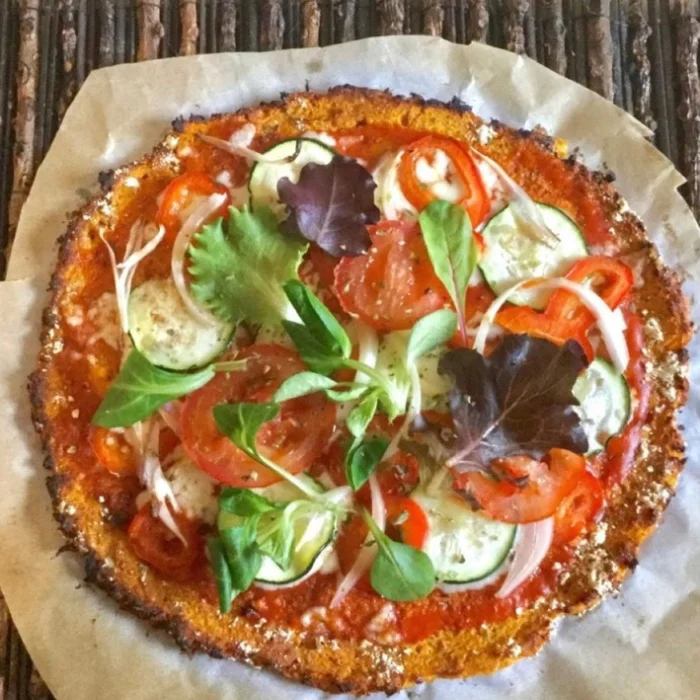 Base de pizza sin gluten